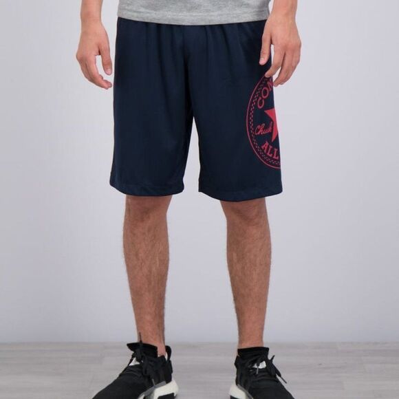 Converse Boy's Dark Blue Convertible Chuck Patch Mesh Graphic Shorts Size Large - Picture 1 of 10